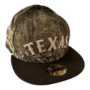 New Era 59Fifty Texas Rangers Final Season Camo Baseball Hat Cooperstown Collect